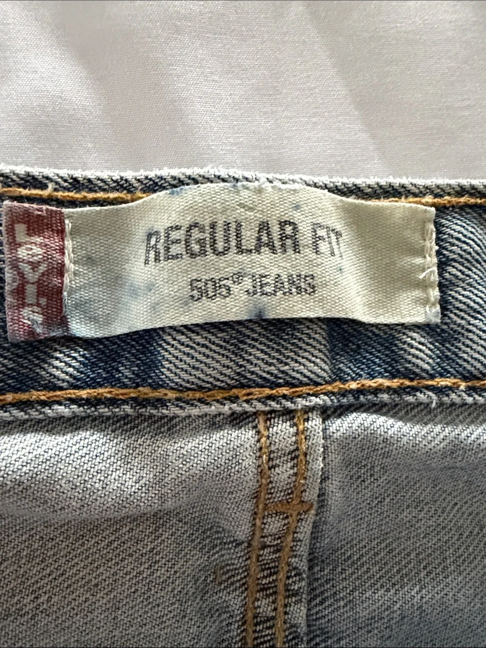 Levi's Light Blue Straight-Leg Mens Jeans